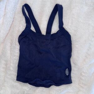 Navy Blue Women's Tank Top